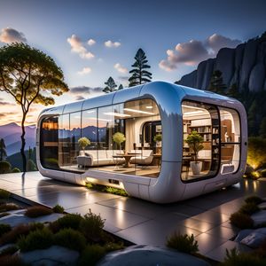 <span class=keywords><strong>Casa</strong></span> prefabbricata con struttura <span class=keywords><strong>in</strong></span> acciaio personalizzabile eccellente intelligente cialda di mele Desert Bloom baccs longevità capsula rustica Villa officina - Product Image 4
