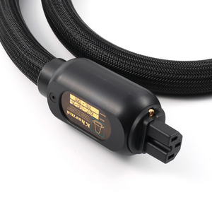 QINCROWN haut de gamme <span class=keywords><strong>Karma</strong></span> KPC-GR-1B Grande référence 2M câbles d'alimentation Audio Version ue cordon Audio isolé en PVC - Product Image 4