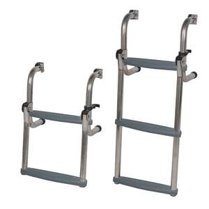 Short- and Long-Legged Stainless Steel Boat and Swimming <b>Ladders</b> Side-Mounted Fairlead for Yachts and Boats Model MA 031 - Product Image 4