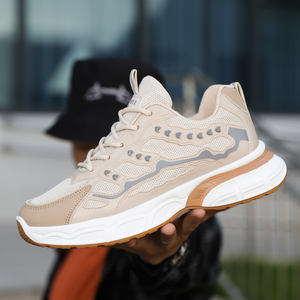 YUXINGシューズ工場現代カジュアルシューズメンズコンポジットメッシュレザーPVCソール軽量 - Product Image 6