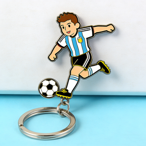 Portachiavi in Metallo Personalizzato di Alta Qualità, Lega di Zinco Smaltata, Portachiavi Coppa Calcio 2026 per Vendita all'Ingrosso - Product Image 5