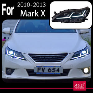 AKD – phare de voiture pour Toyota Mark X 2010-2012 Reiz LED DRL Animation Bi Xenon, accessoires automobiles - Product Image 2