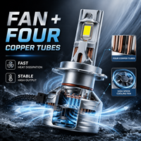Ampoule de phare LED SFIDA K6 nouvelle génération haute puissance 6000K 12V super lumineuse pour voitures H4/H11