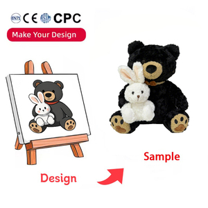 ODM OEM diseño personalizado muñeco de peluche Animal humanoide tiro almohada y Manta mascota bajo MOQ relleno de algodón PP - Product Image 3