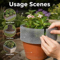 Clôture anti-escargots en fil de cuivre, barrière anti-limaces en maille, contrôle des ravageurs, installation facile pour pots de fleurs, jardinières, protection des plantes
