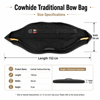 Étui de transport traditionnel pour arc, sac de protection pour arc long et arc classique, équipement de tir à l'arc