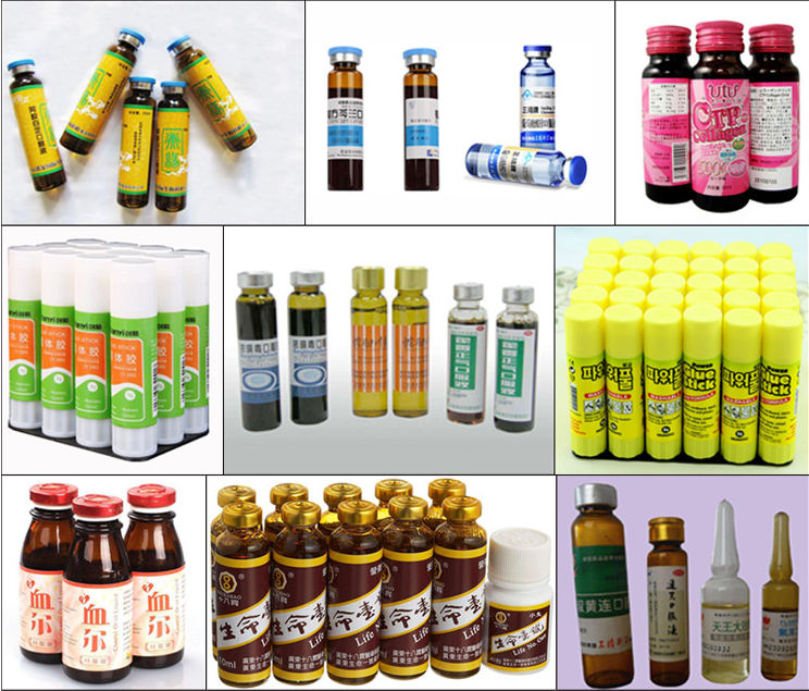 Automatic self-adhesive horizontal labeling machine for small plastic tubes and ampoules