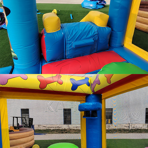 Castillo Inflable con Diseño de Cachorro de Dibujos Animados, Casa de Brinco y Tobogán Combinados, Castillo Inflable Comercial - Product Image 6