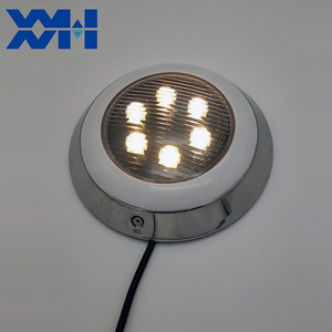 <span class=keywords><strong>Luz</strong></span> LED Sumergible para <span class=keywords><strong>Piscina</strong></span>, 12V 12W, con Control Remoto, Blanco Cálido, IP68, Acero Inoxidable, Montaje en Pared, Función de Atenuación - Product Image 4
