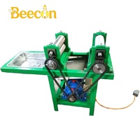 Nouvelle presse à cire d'abeille électrique commerciale pour plaques plates avec garantie d'un an pour la fabrication de feuilles de cire d'abeille