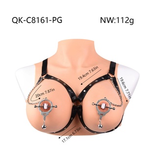 QKKQ Screw Lock <b>Ring</b> Nipple Clamps with Bell Pendant BDSM Nipple Pain Clamps Breast <b>Clips</b> Breast Bondage Play Sex Toys - Product Image 5