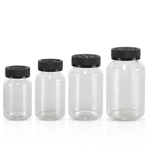 Flip Top Cap Customized Capsule <b>Bottle</b> Pharmaceutical Packaging PET Plastic <b>Bottle</b> <b>Pill</b> Jar For Health Product With Screw Cap - Product Image 3