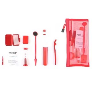 8 pezzi porta ortodontico Kit di cure odontoiatriche in plastica spazzolino interdentale filo interdentale in cera spazzolino da denti per la pulizia di bretelle - Product Image 4