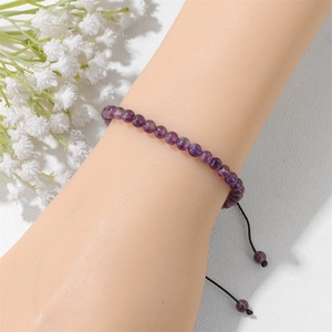 <span class=keywords><strong>Bracelet</strong></span> pour femmes en cristal de 4 mm tissé à la main, grenat naturel, améthyste, citrine, <span class=keywords><strong>bracelet</strong></span> en pierre naturelle <span class=keywords><strong>avec</strong></span> ensemble de cartes - Product Image 4