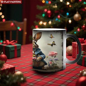 Cadeau de remerciement pour les enseignants, tasse à sublimation 11 oz, céramique noire givrée, tasse changeante de couleur à la chaleur - Product Image 2
