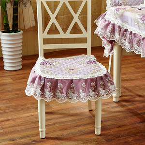 2024 moda moderna Jacquard mantel silla cubierta Hotel tela silla cubierta con falda silla funda con bordado - Product Image 6