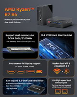 AMD Ryzen R7 5800H Mini PC High Performance Commercial Home Office Gaming Compact Desktop Computer