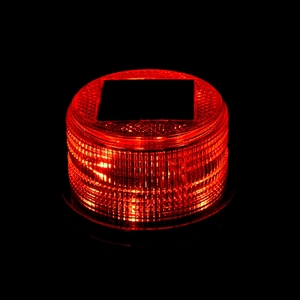 12V24V LED Solar Car Strobe Light Luz de advertencia Marina magnética grande Rojo azul amarillo Luz de advertencia - Product Image 4