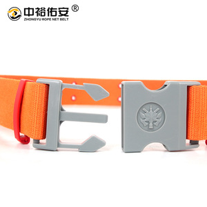 Ceinture de sécurité en corde tressée Zhongyu pour la lutte contre les incendies, orange, en fibre de verre, durable, pour la formation au sauvetage - Product Image 1