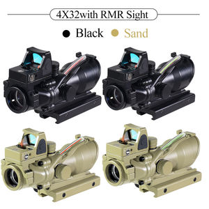 Lunette de chasse 5D Eratactical 4x32+rm avec <span class=keywords><strong>point</strong></span> rouge, réticule rouge et vert éclairé, gravé, parallaxe réglable, antichoc - Product Image 5