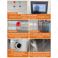 Machine de transformation laitière et fromagère à petite échelle 100L Pasteurisateur de lait de chèvre Yohurt Usine clé en main