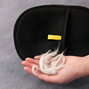 Gants anti-poils pour animaux de compagnie Changyao, 20x15cm, tissu maillé, pour la suppression des poils des petits chiens - Product Image 1