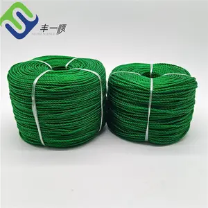 High Quality 3 Strand Twisted Polyethylene Fish Net Rope PE Fishing Rope