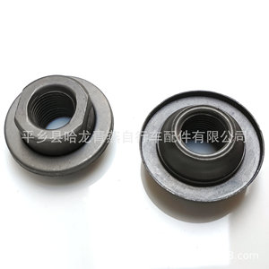 Écrou de blocage d'axe de roue de vélo en acier, capuchon de roue avant et arrière pour réparation - Product Image 1