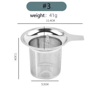 ที่กรองชาแบบหลวมมีฝาปิดที่กรองชาแบบมีฝาปิดที่กรองชาแบบสเตนเลสเกรดอาหาร - Product Image 6