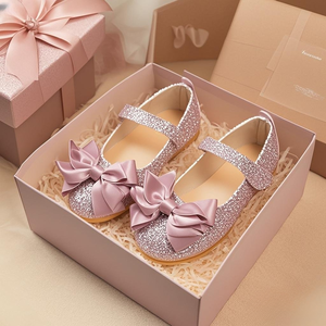2025 <span class=keywords><strong>scarpe</strong></span> da principessa in stile moda da ragazza estive con Design elegante con fiocco migliori regali per ragazze - Product Image 2