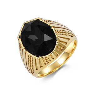 แหวนแก้วทรงเรขาคณิตประดับอัญมณี ดีไซน์แบบ Bezel Setting เครื่องประดับแฟชั่นสำหรับทุกเพศ เหมาะเป็นของขวัญ - Product Image 4