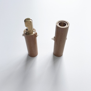 Connecteur Camlock en <span class=keywords><strong>laiton</strong></span> femelle 60A avec <span class=keywords><strong>manchon</strong></span> et goupille-complet pour chauffe-coussin en céramique flexible PWHT - Product Image 3