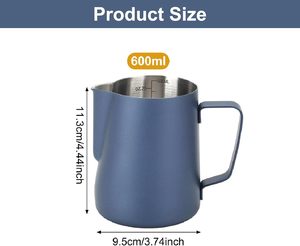 เหยือกนมสำหรับทำลาเต้อาร์ต ขนาด 450 มล. 700 มล. ปากแหลม พร้อมหูจับ ยี่ห้อ Barista Tool - Product Image 2