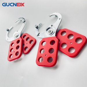 An toàn công nghiệp <span class=keywords><strong>Hasp</strong></span> khóa thép chống gỉ khóa kẹp khóa hoạt động CE chứng nhận giữ 6 khóa móc màu Đỏ xử lý nhiều người - Product Image 6