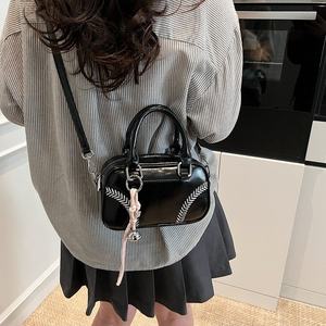 2025 nouveau sac à bandoulière unique pour femmes usine directe exportation transfrontalière fermeture éclair cartable Bowling Polyester mode - Product Image 4