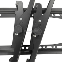 Soportes de Pared Universales Inclinables de Acero para TV para Monitores LCD de 26-63 Pulgadas, Capacidad de 45 kg, Distancia de Pared de 50 mm