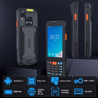 PDA Teclado completo Ordenador inalámbrico Robusto Android 14 Colector de datos de mano 1D 2D Escáner de código de barras Mango Pdas de 4 pulgadas