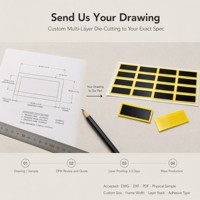 Feuille de diffusion de chaleur multicouche en graphite découpée sur mesure, coussin thermique en silicone pour téléphone, tablette, CPU, batterie