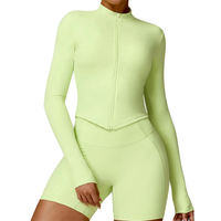 Vêtements de sport pour femmes avec logo personnalisé OEM, tenue de yoga, haut court moulant à bretelles, pantalon de fitness décontracté