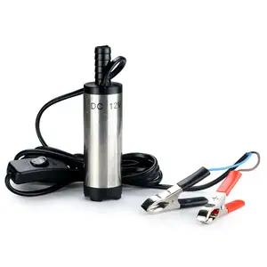 24V Mini Onderwaterpomp Voor Dieselbrandstof-38Mm 20l/Min-Roestvrij Staal