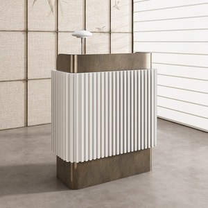<span class=keywords><strong>Comptoir</strong></span> de réception moderne pour petit salon de coiffure haut de gamme Yicheng Beauty, design contemporain, prix abordable - Product Image 1