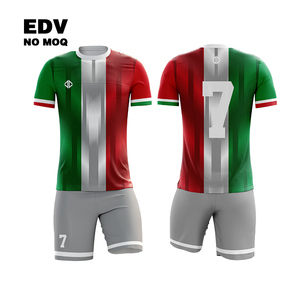 Wholesale OEM Moisture Wicking Football Jersey Heat Dissipation Soft Breathable For Intensive Training Wear 100% Polyester - Product Image 4