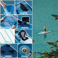 Planche à pagaie gonflable nautique double couche pour SUP, planche de surf d'extérieur