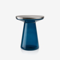 Table basse moderne en verre trempé, style nordique, pour salon, balcon, meuble d'appoint, usage domestique