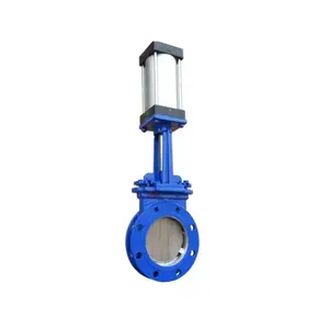 High quality carbon steel pneumatic lift lever knife gate valve