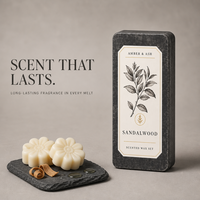 Boîte rectangulaire vide en fer blanc multi-parfums avec couvercle à charnière pour cire fondue, personnalisable avec logo, vente en gros, scellée, qualité alimentaire, finition mate