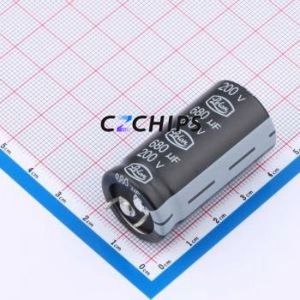 ตัวเก็บประจุแบบอิเล็กโทรไลต์อะลูมิเนียมแบบ Snap-in รุ่น LSK681M2D--A2240N ชนิด Through hole (THT) ขนาด D22xL40 มม. 680uF 20% 200V 22 มม. - Product Image 1