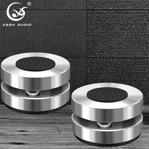 Support d'amplificateur CD <span class=keywords><strong>pour</strong></span> haut-parleur audiophile <span class=keywords><strong>HIFI</strong></span> XSSH Audio en aluminium et acier inoxydable avec pieds isolants et plaquettes anti-choc - Product Image 1