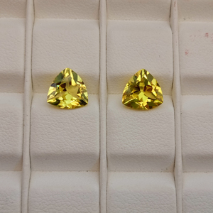 พลอยแซฟไฟร์สีเหลืองที่ปลูกในห้องทดลองที่หรูหราอัญมณีหลวมหินตัดตามสั่งมีความชัดเจนสูงสำหรับทำเครื่องประดับทำด้วยมือ - Product Image 4