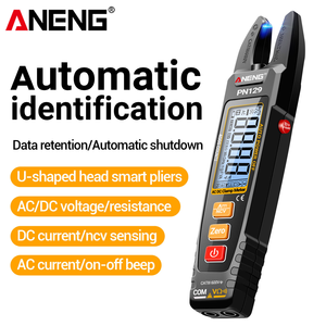 Pince ampèremétrique ANENG PN129 en forme de U, multimètre 4000 points de lecture, testeur de piles AAA, test de tension, courant et résistance <span class=keywords><strong>AC</strong></span>/<span class=keywords><strong>DC</strong></span> 600V - Product Image 2